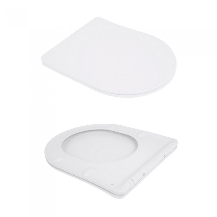 Унітаз підвісний Qtap Jay безободковий Ultra Quiet з сидінням Soft-close QT07335177W