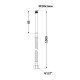 SD FORTE Шланг для воды, NYLON   М10*100 см длинный (пара)   SF390W100L