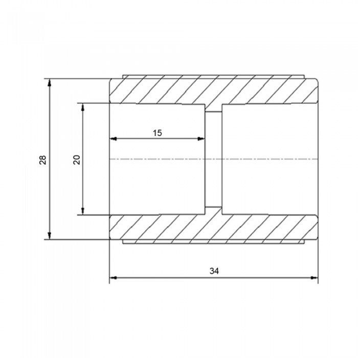 Муфта PPR Blue Ocean 20
