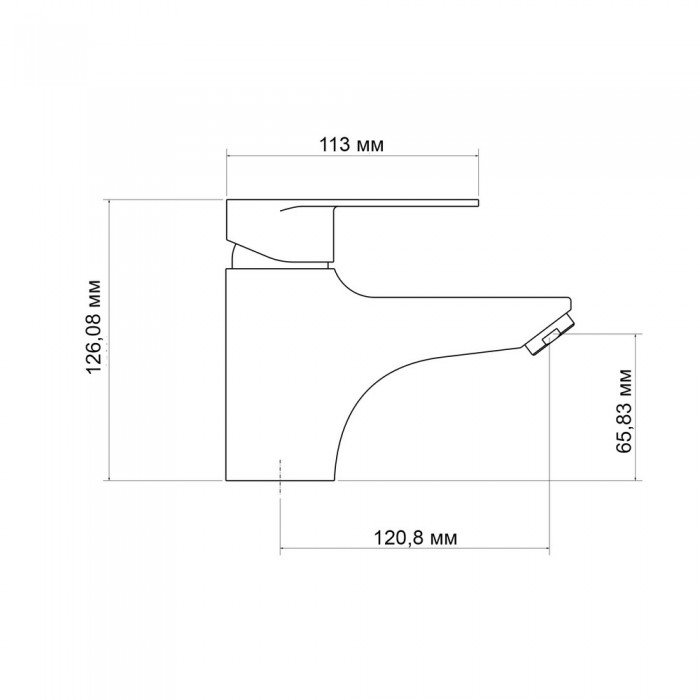 Смеситель для раковины Lidz Tani 001F1 (k40) LDTAN001F1CRM44957 Chrome