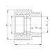 Муфта PPR Blue Ocean 25х1/2" ВР
