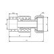 Муфта PPR с накидной гайкой Blue Ocean 25х3/4" ВР с латунным штоком