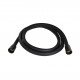Шланг для ручного душу Qtap Hadice 1600 мм прямоугольний QTHADPVCSQ160B Black Matt Шланг для ручного душу Qtap Hadice 1600 мм прямоугольний QTHADPVCSQ160B Black Matt