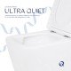 Унитаз подвесной Qtap Crow безободковый с сиденьем Soft-close QT05335171W Унитаз подвесной Qtap Crow безободковый с сиденьем Soft-close QT05335171W