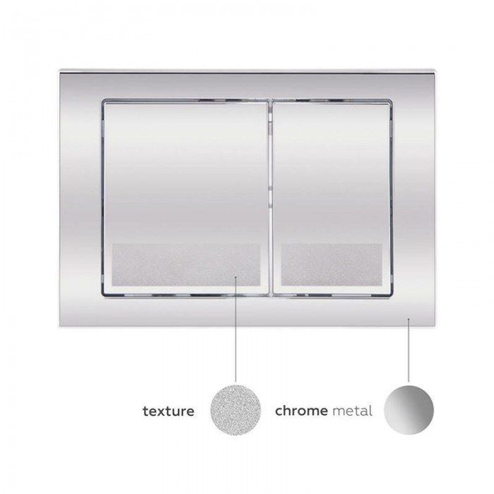 Готовое решение Qtap для ванной комнаты: подвесной унитаз Robin Ultra Quiet 490x365x325 + комплект инсталляции Nest 4 в 1 (квадратная клавиша Chrome)