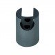 Тримач для ручного душу Qtap Spojeni округлий QT829910842854GRP Graphite Тримач для ручного душу Qtap Spojeni округлий QT829910842854GRP Graphite