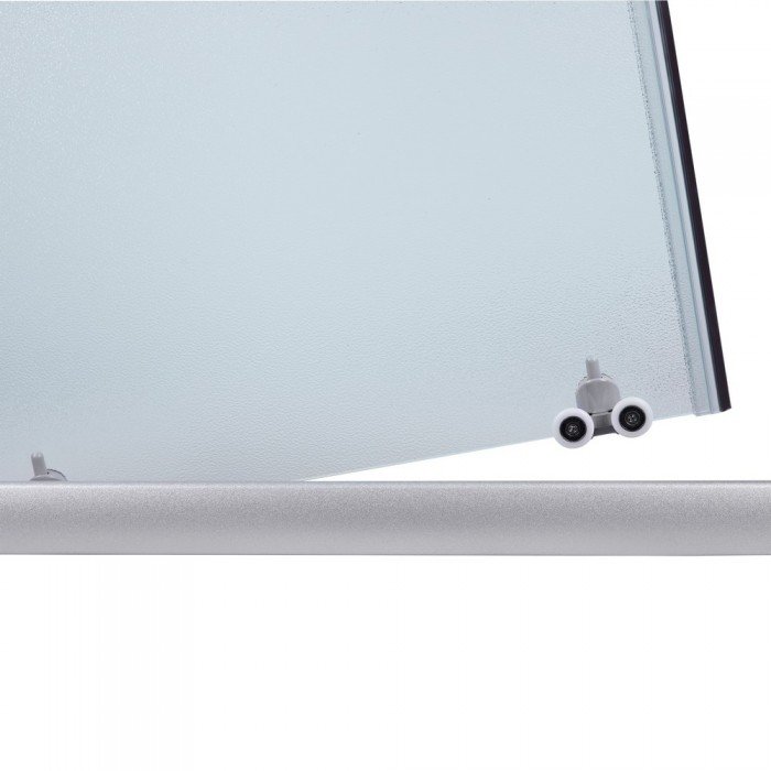 Душова кабіна Lidz Latwa SC80x80.SAT.LOW.FR, скло Frost 4 мм + Lidz Душовий піддон KAPIELKA ST80x80x15