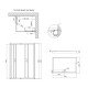 Душевая кабина Lidz Wawel SC120x80.SAT.LOW.FR, стекло Frost 5 мм + Lidz Душевой поддон KAPIELKA ST120x80х14 Душевая кабина Lidz Wawel SC120x80.SAT.LOW.FR, стекло Frost 5 мм + Lidz Душевой поддон KAPIELKA ST120x80х14