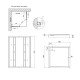 Душевая кабина Lidz Wawel SC90x90.SAT.LOW.FR, стекло Frost 4 мм + Lidz Душевой поддон KAPIELKA ST90x90х14 Душевая кабина Lidz Wawel SC90x90.SAT.LOW.FR, стекло Frost 4 мм + Lidz Душевой поддон KAPIELKA ST90x90х14
