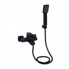 Змішувач для ванни Lidz Wawel 006 (з душовим гарнітуром) (k35) LDWAW006BLA45393 Black Змішувач для ванни Lidz Wawel 006 (з душовим гарнітуром) (k35) LDWAW006BLA45393 Black