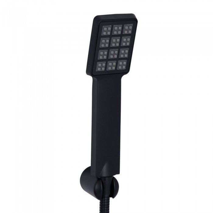 Змішувач для ванни Lidz Wawel 006 (з душовим гарнітуром) (k35) LDWAW006BLA45393 Black Змішувач для ванни Lidz Wawel 006 (з душовим гарнітуром) (k35) LDWAW006BLA45393 Black