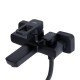 Змішувач для ванни Lidz Wawel 006 (з душовим гарнітуром) (k35) LDWAW006BLA45393 Black Змішувач для ванни Lidz Wawel 006 (з душовим гарнітуром) (k35) LDWAW006BLA45393 Black