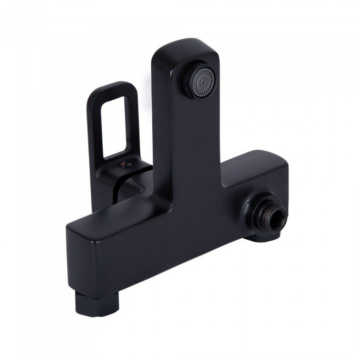 Змішувач для ванни Lidz Wawel 006 (з душовим гарнітуром) (k35) LDWAW006BLA45393 Black Змішувач для ванни Lidz Wawel 006 (з душовим гарнітуром) (k35) LDWAW006BLA45393 Black