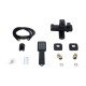 Змішувач для ванни Lidz Wawel 006 (з душовим гарнітуром) (k35) LDWAW006BLA45393 Black Змішувач для ванни Lidz Wawel 006 (з душовим гарнітуром) (k35) LDWAW006BLA45393 Black
