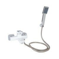 Смеситель для ванны Lidz Wawel 006 (c душевым гарнитуром) (k35) LDWAW006WHI45398 White Смеситель для ванны Lidz Wawel 006 (c душевым гарнитуром) (k35) LDWAW006WHI45398 White