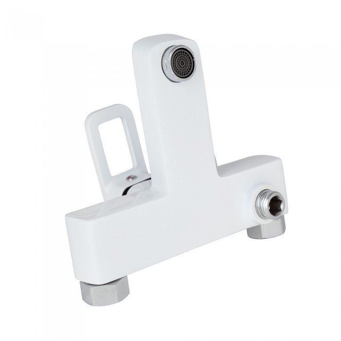 Смеситель для ванны Lidz Wawel 006 (c душевым гарнитуром) (k35) LDWAW006WHI45398 White Смеситель для ванны Lidz Wawel 006 (c душевым гарнитуром) (k35) LDWAW006WHI45398 White
