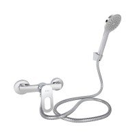 Змішувач для душу Lidz Latwa 010 (з душовим гарнітуром) (k40) LDLAT010CRM45416 Chrome