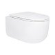 Унитаз подвесной Qtap Taurus безободковый с сиденьем Soft-close QT2433084EUQW Унитаз подвесной Qtap Taurus безободковый с сиденьем Soft-close QT2433084EUQW