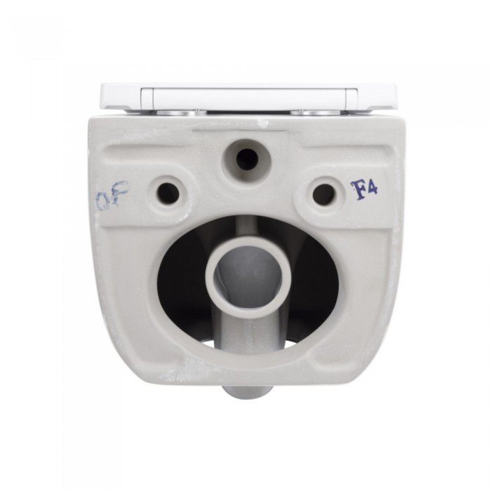 Унітаз підвісний Qtap Gemini безободковий з сидінням Soft-close QT2533076EUQW