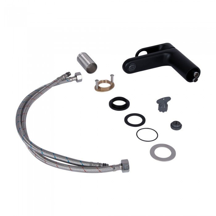 Смеситель для раковины Qtap Jay QTJAY270BLM45545 Black Matt