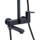 Душова система універсальна Qtap Jay на три споживача (з виливом) QTJAY111BLM45549 Black Matt Душова система універсальна Qtap Jay на три споживача (з виливом) QTJAY111BLM45549 Black Matt