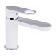 Змішувач для раковини Qtap Jay QTJAY270CRW45551 Chrome/White