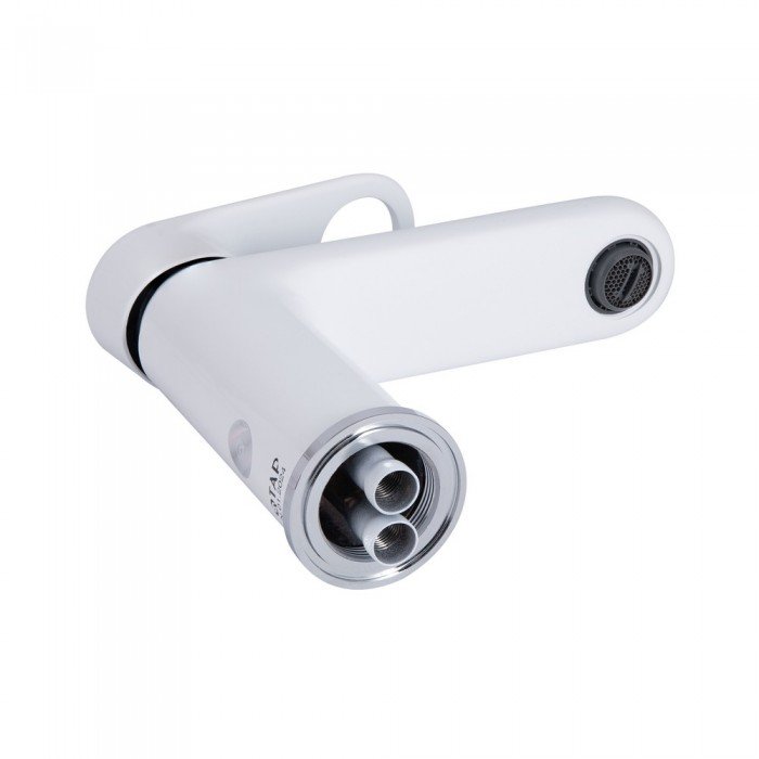 Змішувач для раковини Qtap Jay QTJAY270CRW45551 Chrome/White