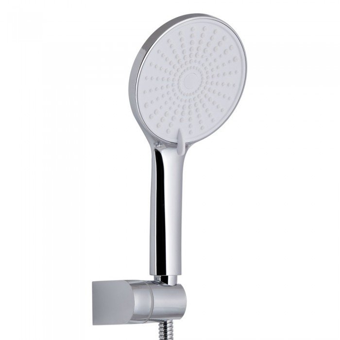 Смеситель для ванны Qtap Jay (c душевым гарнитуром) QTJAY259CRW45553 Chrome/White Смеситель для ванны Qtap Jay (c душевым гарнитуром) QTJAY259CRW45553 Chrome/White