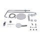 Душова система універсальна Qtap Jay на три споживача (з виливом) QTJAY111CRW45555 Chrome/White Душова система універсальна Qtap Jay на три споживача (з виливом) QTJAY111CRW45555 Chrome/White