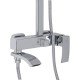 Душевая система универсальная Qtap Swan Cascada на три потребителя (с изливом) QTSWA111CRM45566 Chrome Душевая система универсальная Qtap Swan Cascada на три потребителя (с изливом) QTSWA111CRM45566 Chrome
