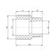 Муфта PPR Blue Ocean 110х90 редукционная