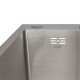 Мийка для кухні інтегрована Lidz Handmade H6350R крило праворуч (LDH6350BRUR45587) Brushed Steel 3,0/1,0 мм