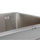 Мийка для кухні інтегрована Lidz Handmade H7849L крило ліворуч (LDH7849BRUL45592) Brushed Steel 3,0/1,0 мм