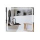 Зеркало Qtap Mideya 800х700 с LED-подсветкой Touch, с антизапотеванием, с диммером QT2078NCF8070W