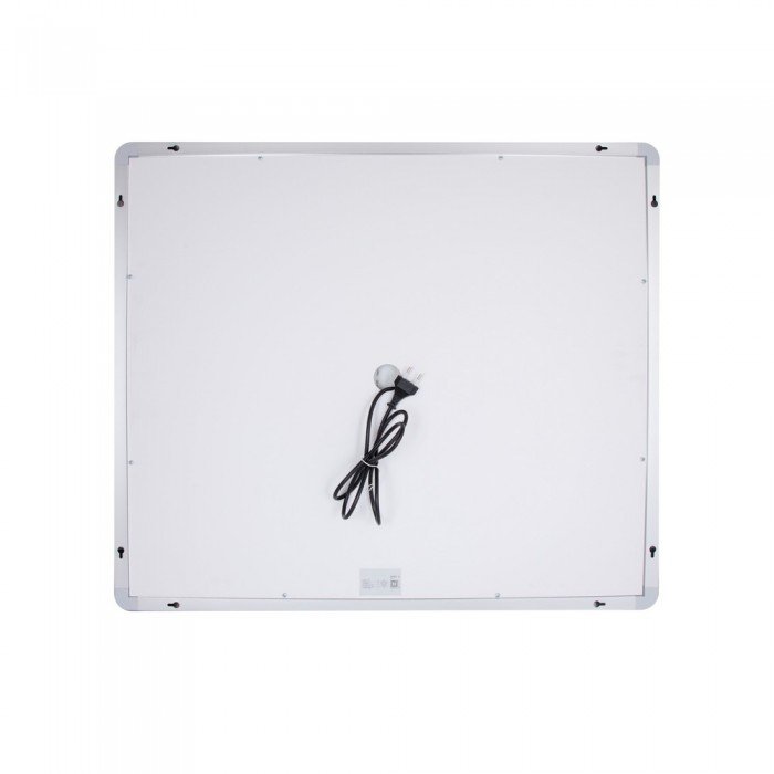 Зеркало Qtap Mideya 800х700 с LED-подсветкой Touch, с антизапотеванием, с диммером QT2078NCF8070W