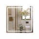 Зеркало Qtap Mideya 800x800 с LED-подсветкой Touch, с антизапотеванием, диммером QT2078NCF8080W