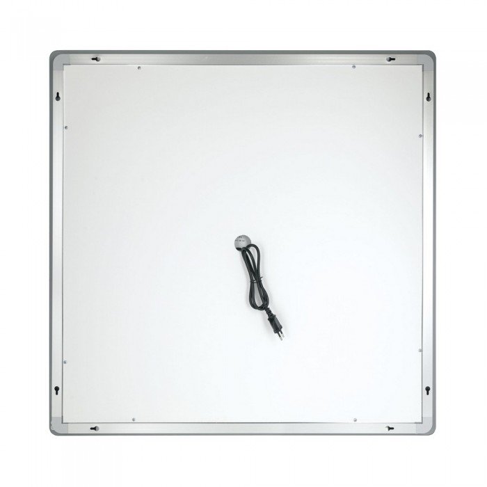 Зеркало Qtap Mideya 800x800 с LED-подсветкой Touch, с антизапотеванием, диммером QT2078NCF8080W