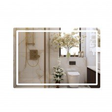 Зеркало Qtap Mideya 1000х700 с LED-подсветкой Touch, с антизапотеванием, диммером QT2078NCF10070W