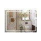 Зеркало Qtap Mideya 1000х700 с LED-подсветкой Touch, с антизапотеванием, диммером QT2078NCF10070W