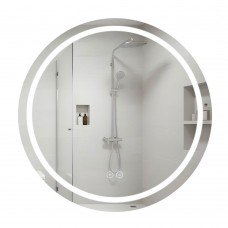Зеркало Qtap Mideya R800 с LED-подсветкой Touch, с антизапотеванием, диммером QT2078NCR8080W