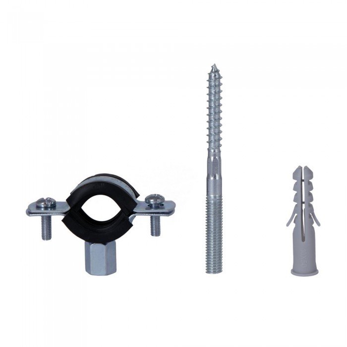 Хомут Thermo Alliance Standart 1/2" с черной резиной (D20-25 мм) SD10015B