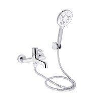 Смеситель для ванны Qtap Cardinal (c душевым гарнитуром) QTCAR259CRM45656 Chrome Смеситель для ванны Qtap Cardinal (c душевым гарнитуром) QTCAR259CRM45656 Chrome