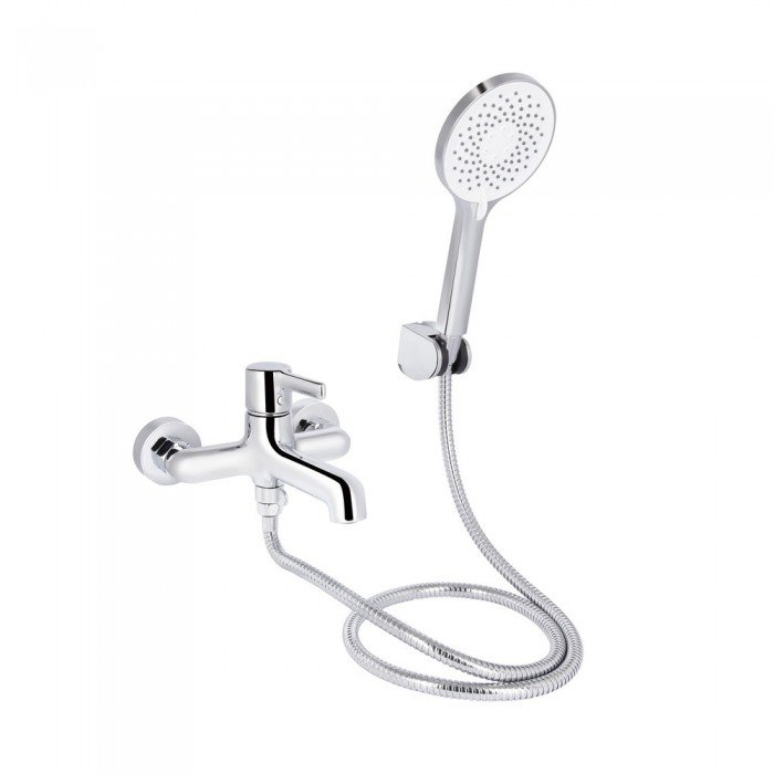 Смеситель для ванны Qtap Cardinal (c душевым гарнитуром) QTCAR259CRM45656 Chrome Смеситель для ванны Qtap Cardinal (c душевым гарнитуром) QTCAR259CRM45656 Chrome