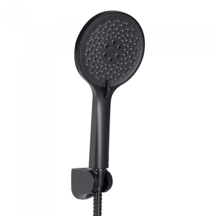 Смеситель для ванны Qtap Taurus (c душевым гарнитуром) QTTAU259BLM45662 Black Matt Смеситель для ванны Qtap Taurus (c душевым гарнитуром) QTTAU259BLM45662 Black Matt