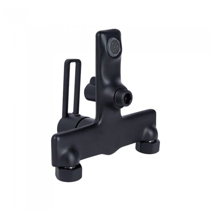 Смеситель для ванны Qtap Taurus (c душевым гарнитуром) QTTAU259BLM45662 Black Matt Смеситель для ванны Qtap Taurus (c душевым гарнитуром) QTTAU259BLM45662 Black Matt