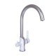 Смеситель для кухни Qtap Grand с подключением для питьевой воды QTGRA362CRW45668 Chrome/White Смеситель для кухни Qtap Grand с подключением для питьевой воды QTGRA362CRW45668 Chrome/White