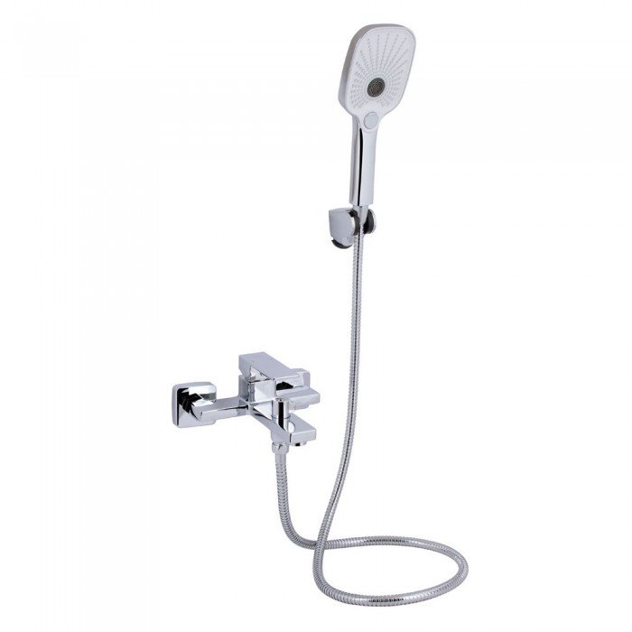 Смеситель для ванны Qtap Gemini (c душевым гарнитуром) QTGEM259CRM45681 Chrome Смеситель для ванны Qtap Gemini (c душевым гарнитуром) QTGEM259CRM45681 Chrome