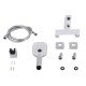 Смеситель для ванны Qtap Gemini (c душевым гарнитуром) QTGEM259CRW45683 Chrome/White Смеситель для ванны Qtap Gemini (c душевым гарнитуром) QTGEM259CRW45683 Chrome/White