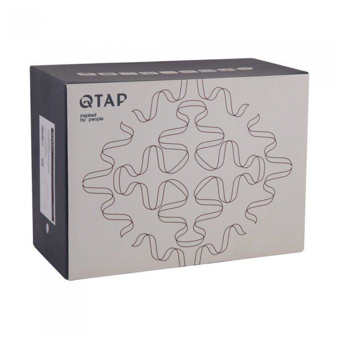Смеситель для ванны Qtap Gemini (c душевым гарнитуром) QTGEM259CRW45683 Chrome/White Смеситель для ванны Qtap Gemini (c душевым гарнитуром) QTGEM259CRW45683 Chrome/White