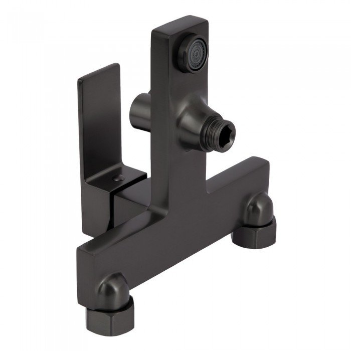 Смеситель для ванны Qtap Gemini (c душевым гарнитуром) QTGEM259GMB45684 Gunmetal Black PVD Смеситель для ванны Qtap Gemini (c душевым гарнитуром) QTGEM259GMB45684 Gunmetal Black PVD